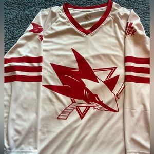Sharks/49ers hockey jersey size M
